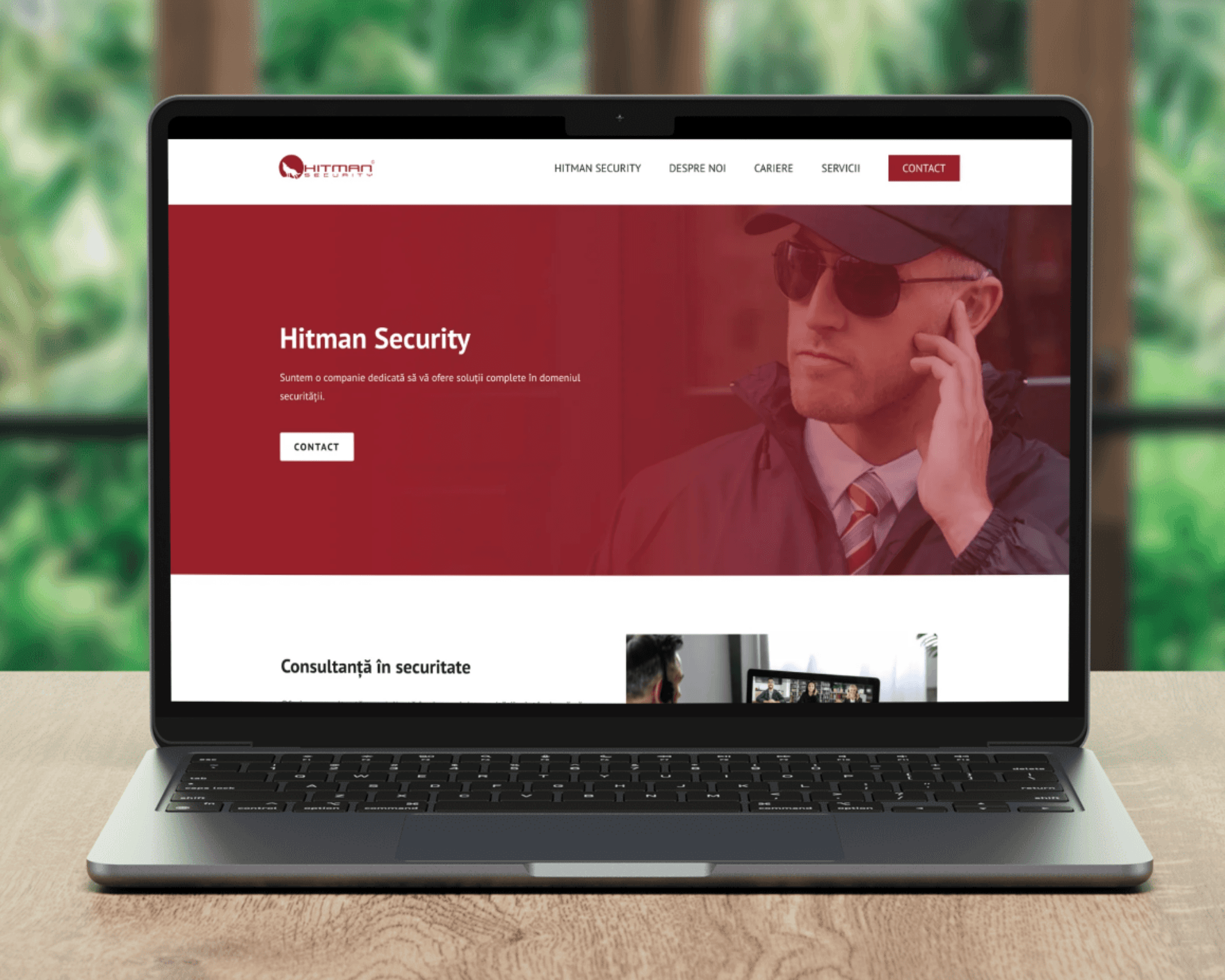 Website de prezentare pentru companie de securitate privată – hitmansecurityromania.com