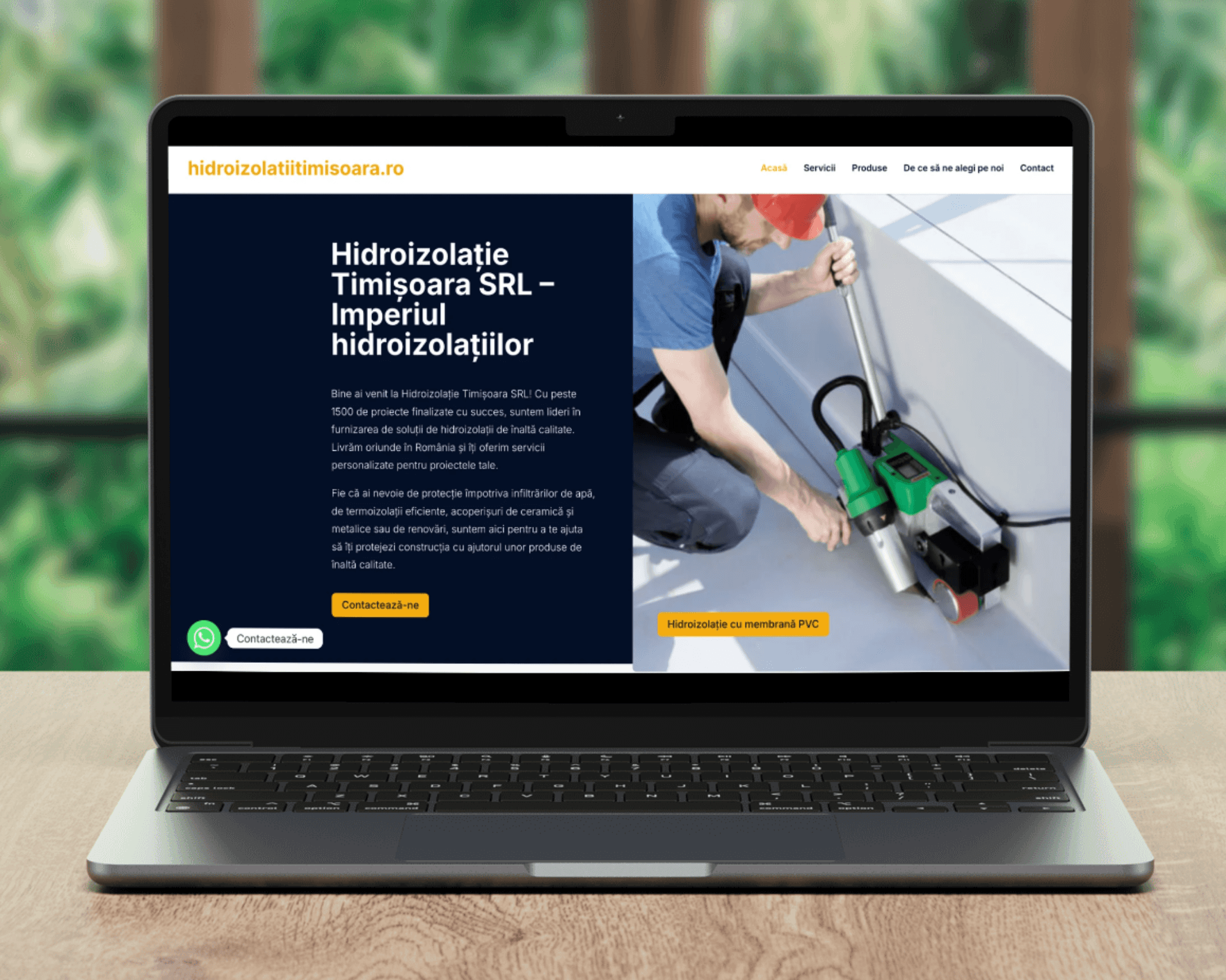Website modern pentru soluții de hidroizolații și renovări – hidroizolatiitimisoara.ro