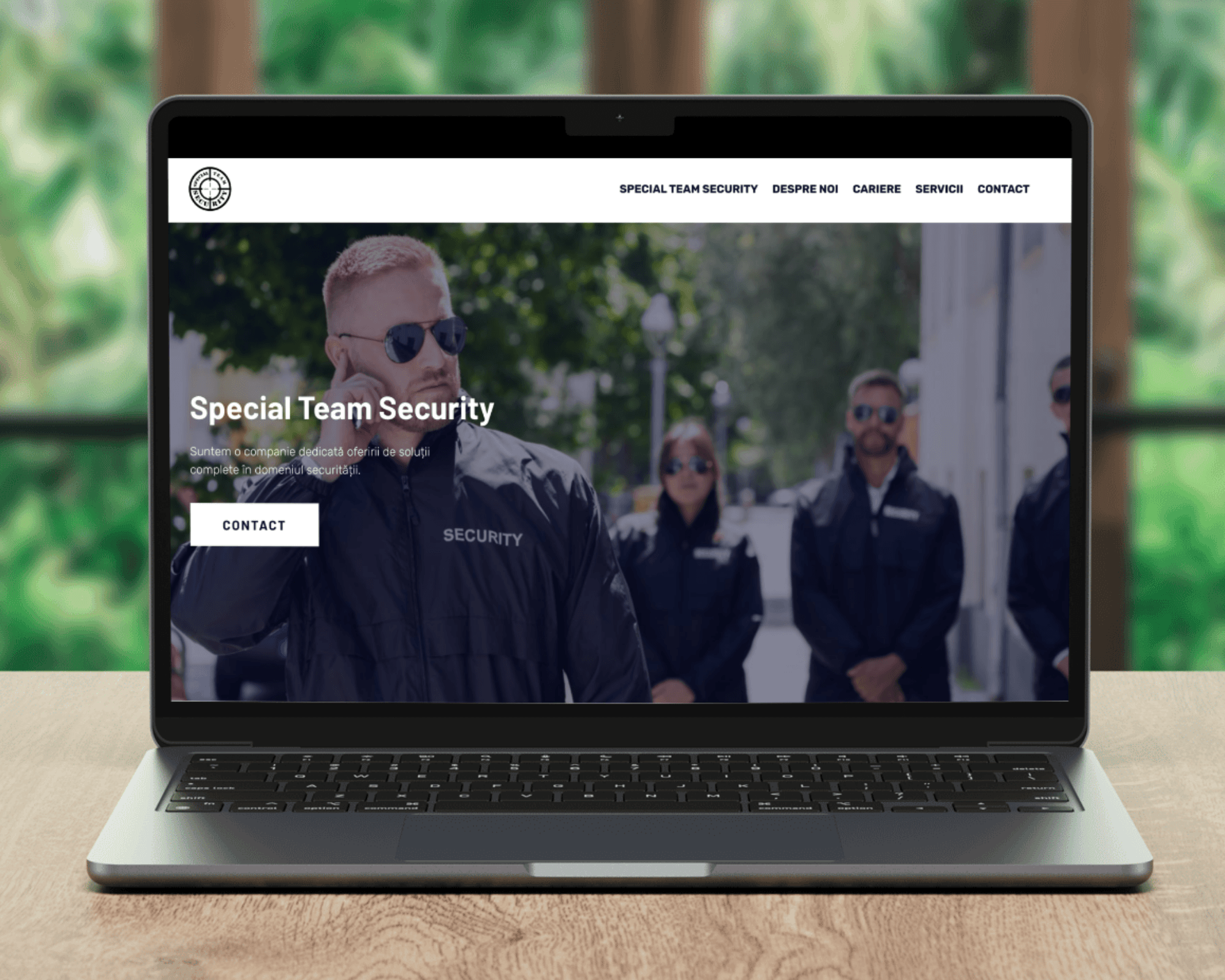 Site de prezentare pentru companie de pază și securitate – specialteam romania.com